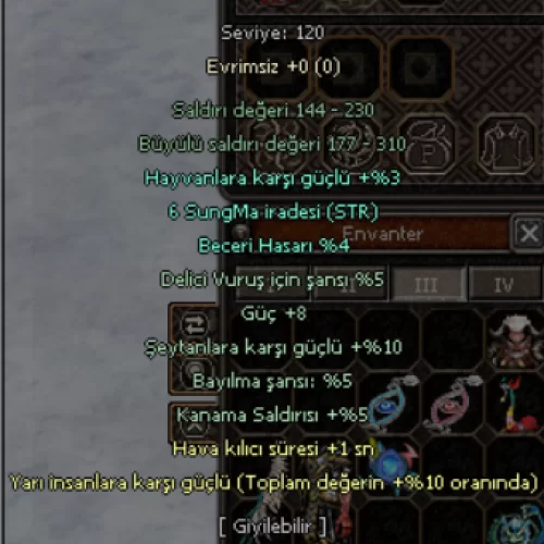  +0 4 BEC 67 10 YARI BIÇAK
